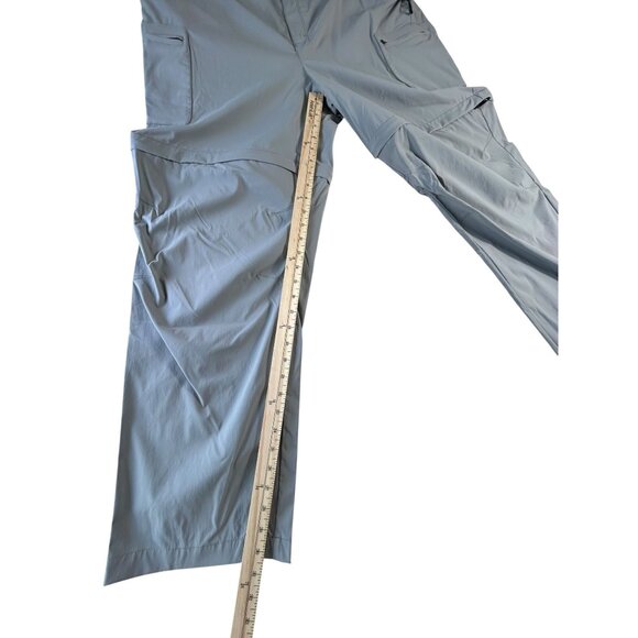 NEW LL Bean Tropicwear Pants Gray Womens XL Zip Leg Convertible Pants to Shorts - Picture 8 of 16